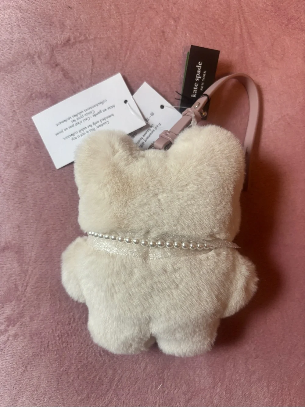 KATE SPADE Monsters Clover Cat Bag Charm NWT KP545